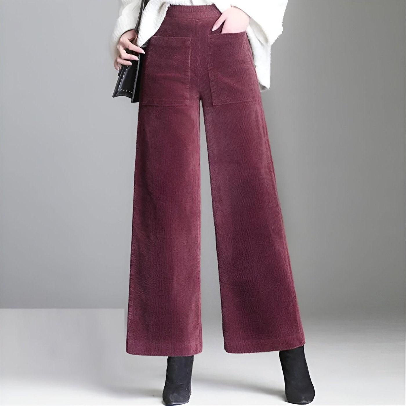 Charlotte Flared Corduroy Trousers