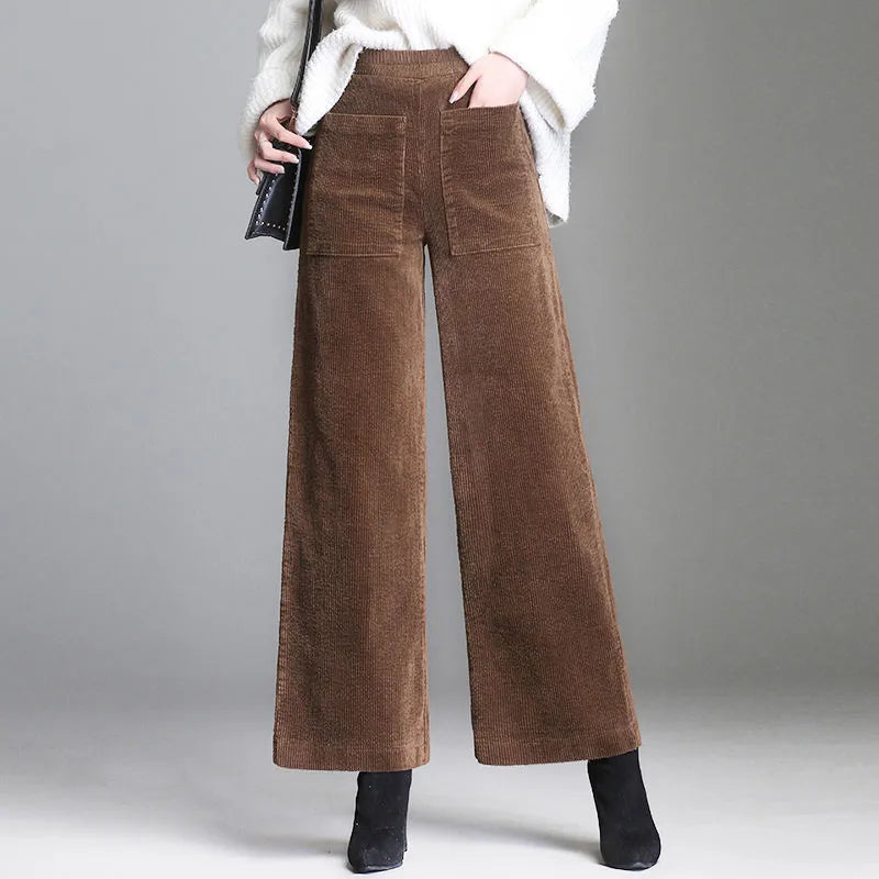 Charlotte Flared Corduroy Trousers
