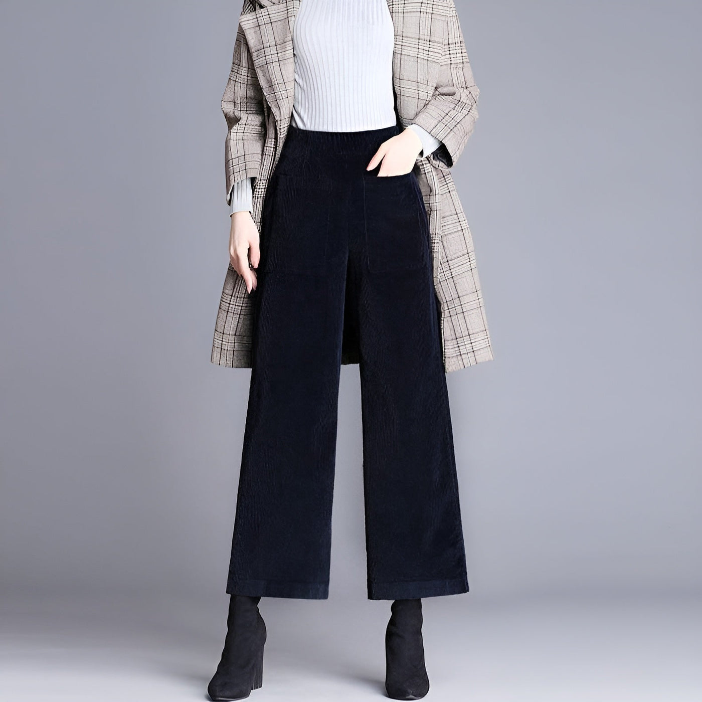 Charlotte Flared Corduroy Trousers
