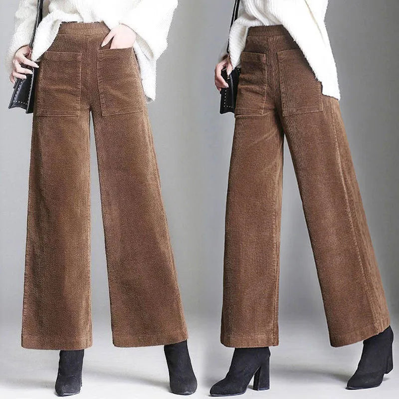Charlotte Flared Corduroy Trousers